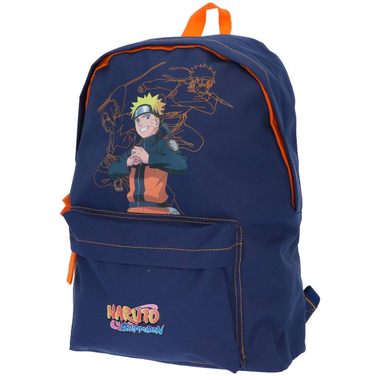 Sac À Dos Scolaire Garçon Naruto Shippuden 43 Cm Bleu Marine