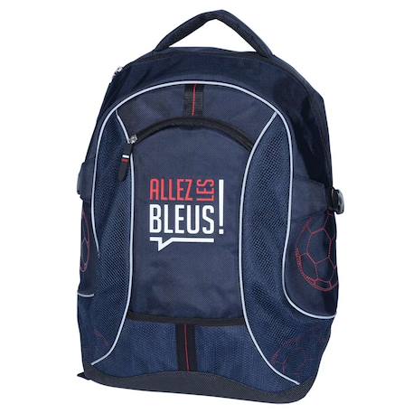 Sac à dos scolaire textile haut de gamme allez les bleus 42 cm  - vertbaudet enfant