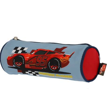 Trousse garçon ronde synthétique cars lightning mcqueen Bleu marine 1 - vertbaudet enfant 
