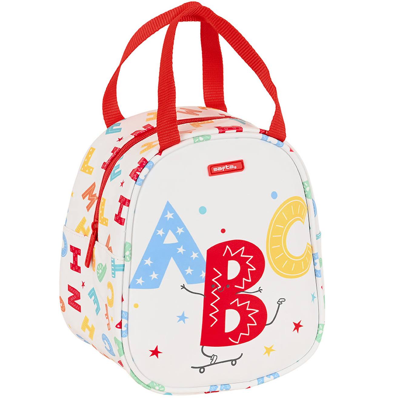 Sac Goûter Isotherme Alphabet 22 Cm - Sac Déjeuner Multicolore