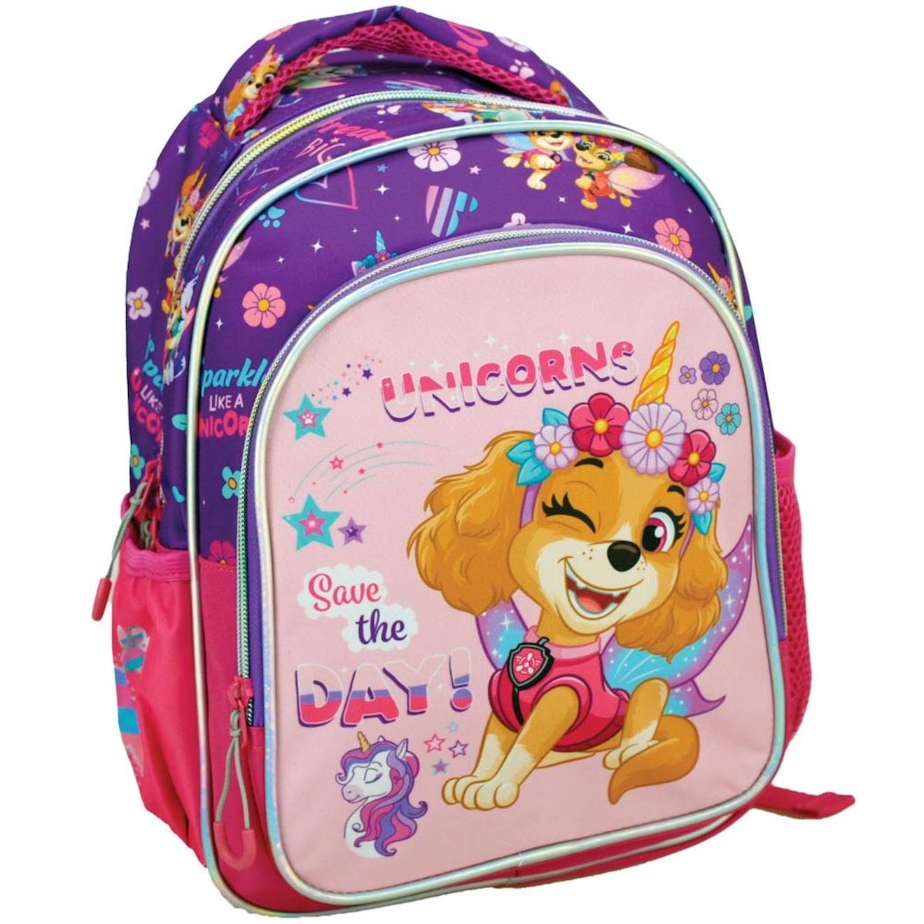 Sac Dos Maternelle Fille Pat Patrouille Stella Licorne 30 Cm Violetrose 26 €
