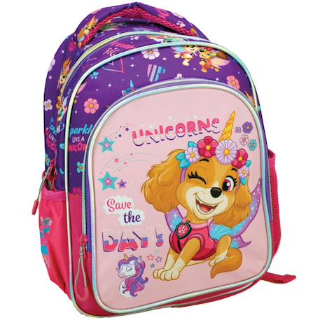 Sac à dos maternelle pat patrouille stella licorne 30 cm  - vertbaudet enfant