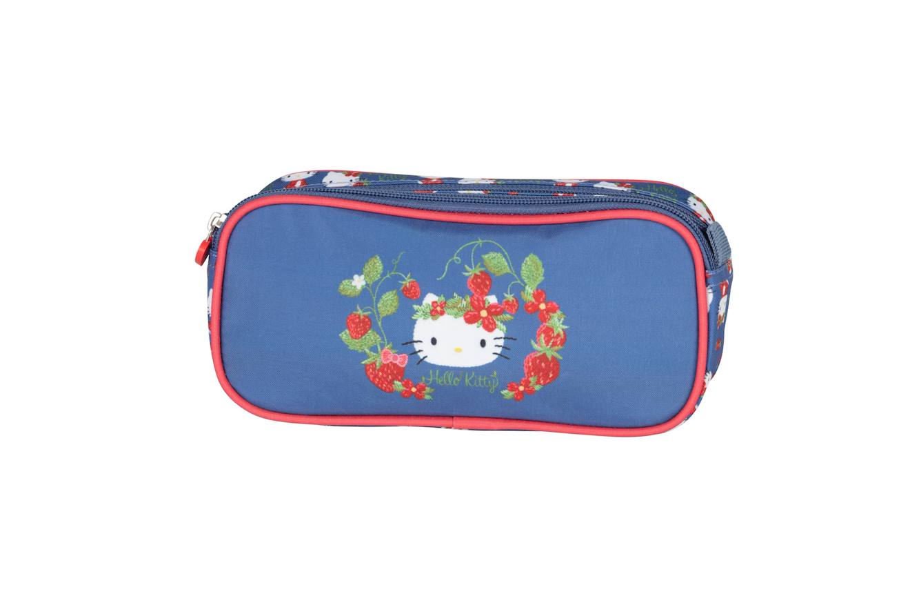 Hello Kitty - Trousse Scolaire Strawberry - Bleurouge - 2 Compartiments Bleu 13 €