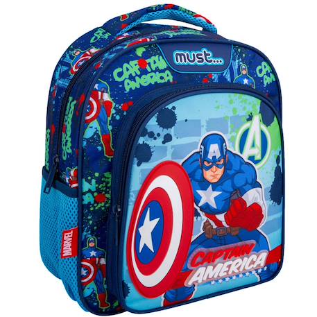 Garçon-Accessoires-Cartable, trousse-Sac à dos captain america polyester avengers