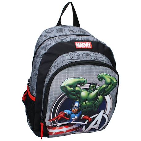 Sac à dos enfant avengers marvel personnages captain america et hulk - 35 cm  - vertbaudet enfant
