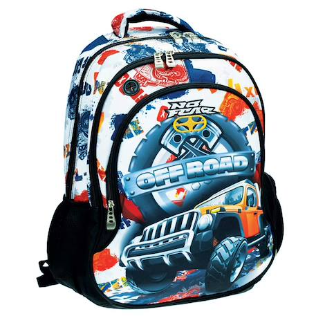 Garçon-Accessoires-Sac à dos scolaire garçon monster truck imprimé no fear 45 cm