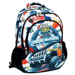 Sac à dos scolaire monster truck imprimé no fear 45 cm  - vertbaudet enfant