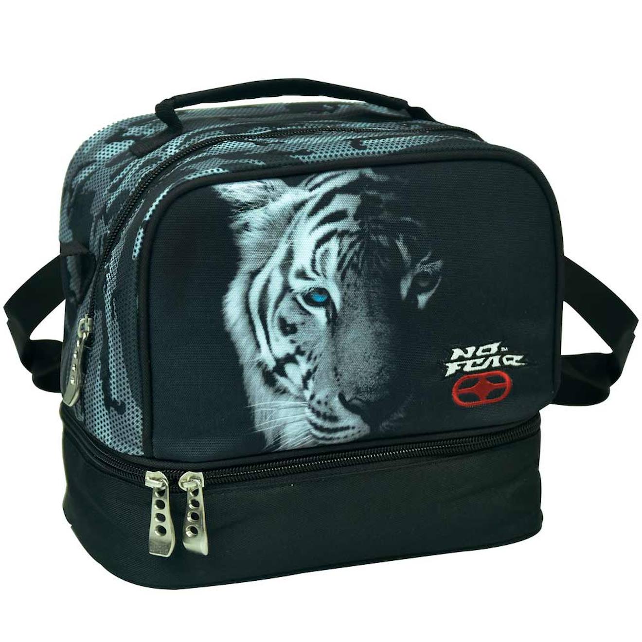 Sac Gouter No Fear Tigre Dark 21 Cm - Sac Déjeuner Multicolore