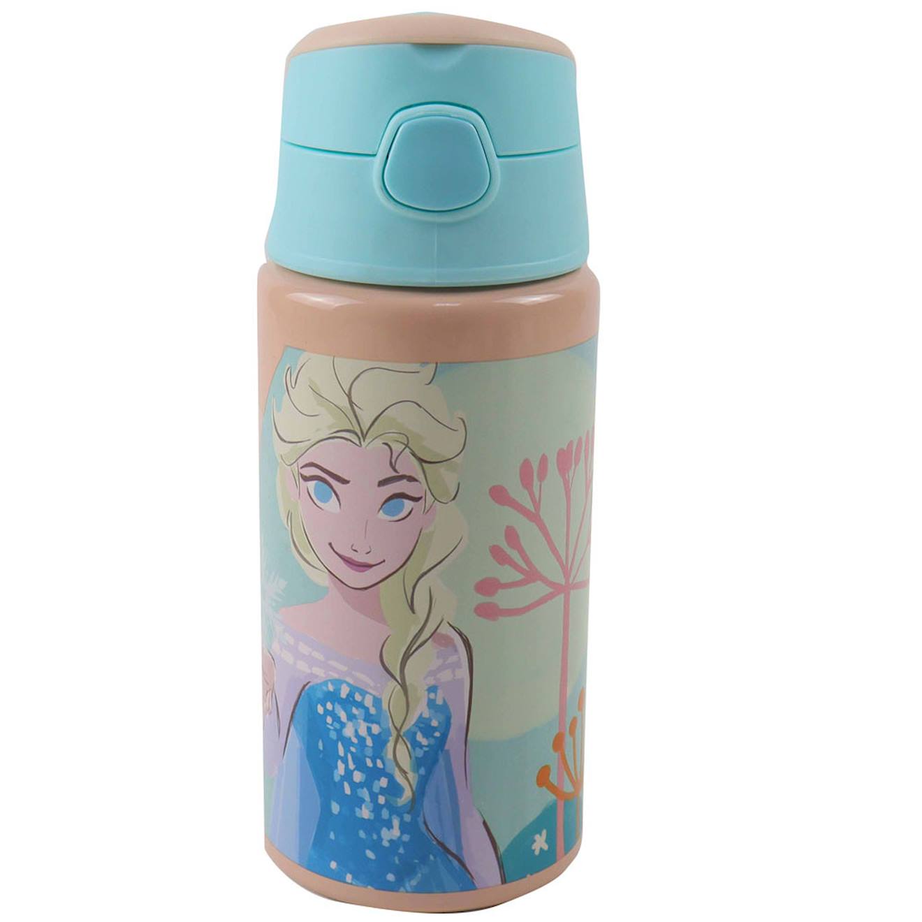 Gourde Enfant Aluminium À Clapet La Reine Des Neiges 50 Cl - Reine_des_neiges Blanc / Marron