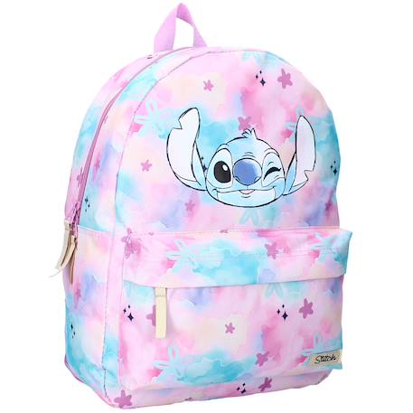 Sac à dos zip enfants stitch surf & sun 39 cm polyester lilo & stitch  - vertbaudet enfant