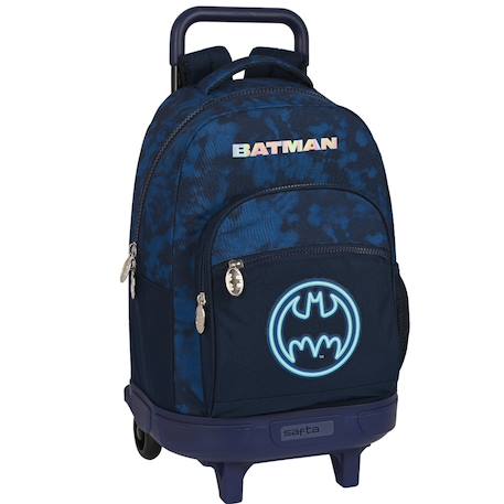 Sac à dos avec roulettes batman legendary 45 cm - qualité premium  - vertbaudet enfant