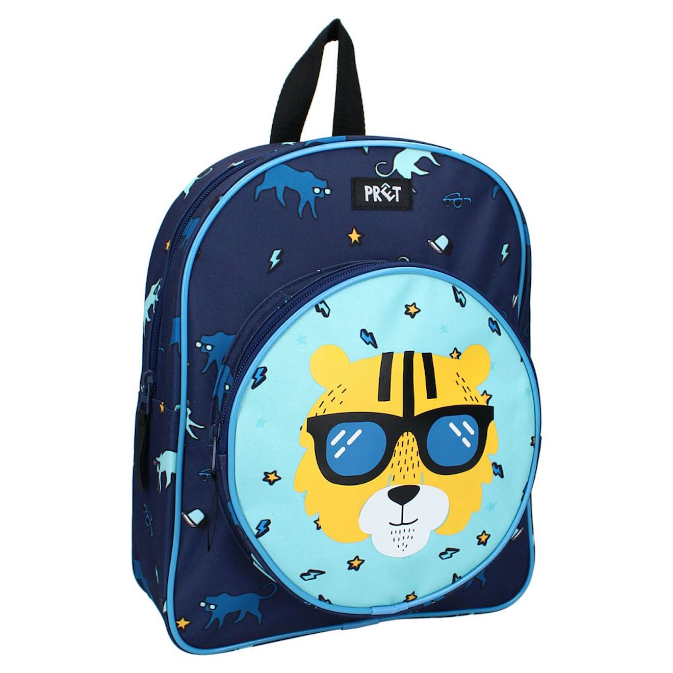 Sac Dos Enfant Pret Tiger 30 Cm Poche Zippe Noir Bleu Marine Noir 19 €
