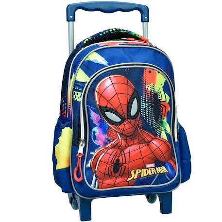 Garçon-Accessoires-Sac à dos trolley maternelle spider-man marvel 30 cm