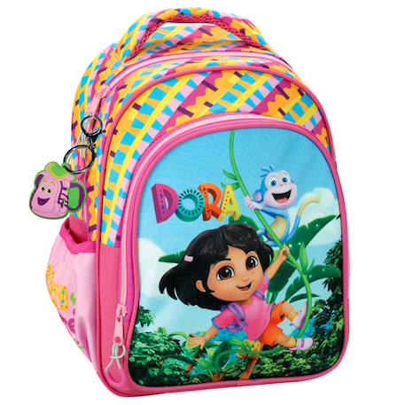Fille-Accessoires-Sac à dos maternelle dora lexploratrice et le singe babouche 30 cm