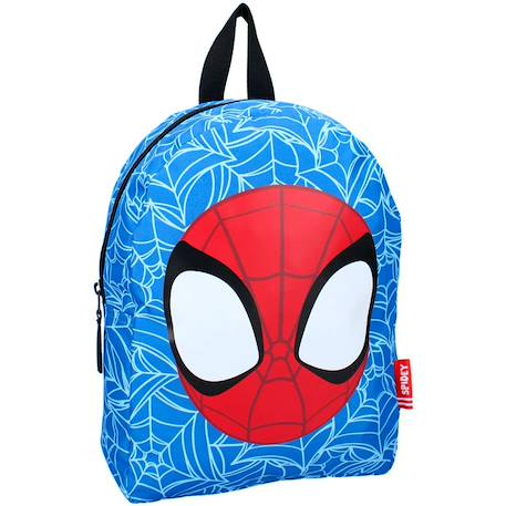 Garçon-Sac à dos maternelle garçon spiderman visage stylisé en tissu synthétique