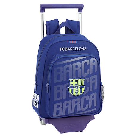 Sac à dos trolley à roulettes fc barcelona - 34 cm - 1 compartiment  - vertbaudet enfant
