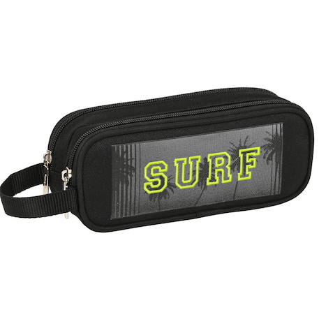 Garçon-Trousse fille rectangulaire 2 compartiments textile safta surf miami