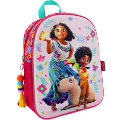 Sac à dos maternelle fille disney encanto imprimé fleurs 3d  - vertbaudet enfant