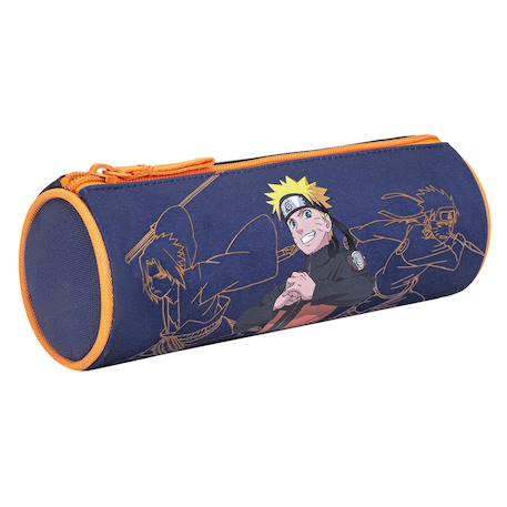 Fille-Accessoires-Cartable, trousse-Trousse ronde naruto en textile tissé qualité supérieure