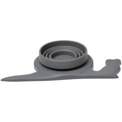 Jouet-Mesureur d'eau escargot à ventouse pliable – jouet d’eau éducatif en silicone