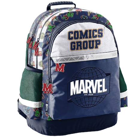 Garçon-Accessoires-Cartable, trousse-Sac à dos garçon solaire marvel comics group à 2 compartiments 41 cm