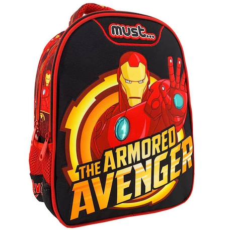 Sac à dos maternelle iron man avengers must – 31 cm – 4 led  - vertbaudet enfant