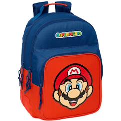 -Sac à dos super mario "mamma mia" 42 cm - 2 cpt