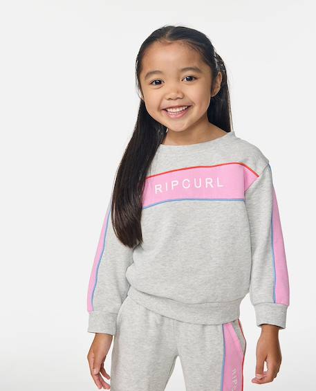 Sweat à capuche sunshine revival fille  - vertbaudet enfant