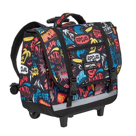 Garçon-Cartable à roulettes garçon rip curl multico fluo 17l - 2 compartiments
