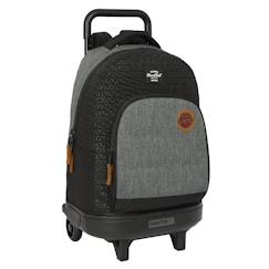 Sac à dos trolley garçon blackfit8 old school avec sac amovible 45 cm  - vertbaudet enfant