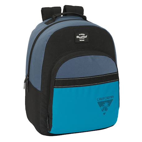 Sac à dos scolaire blackfit8 california 42 cm à 2 zips  - vertbaudet enfant
