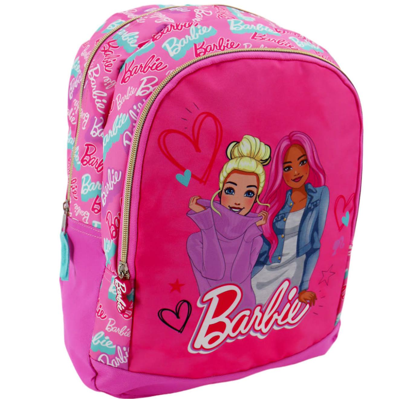 Sac À Dos Fille Pour Enfant Barbie Collection Girl Shine 38 Cm Rose