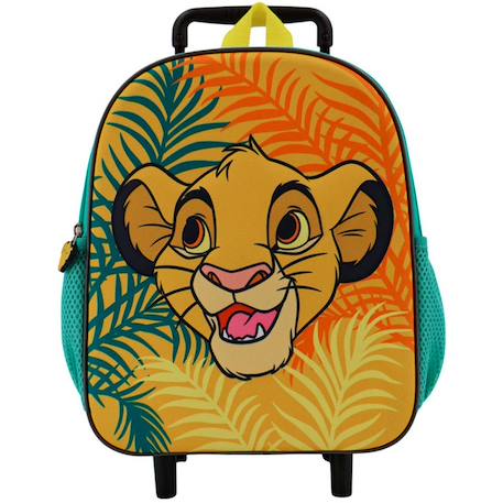 Fille-Sac à dos à roulettes 3d simba the lion king disney