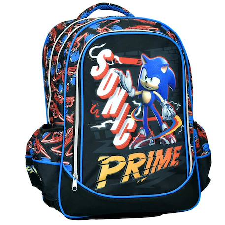 Garçon-Accessoires-Sac à dos scolaire sonic prime imprimé personnage 2 compartiments