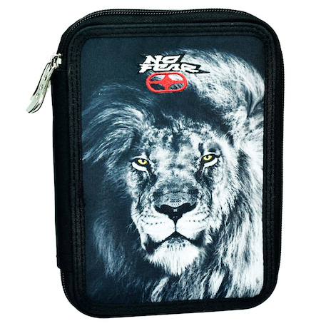 Fille-Accessoires-Trousse garçon zippée motif lion en toile