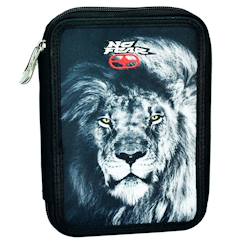 Jouet-Trousse zippée motif lion en toile