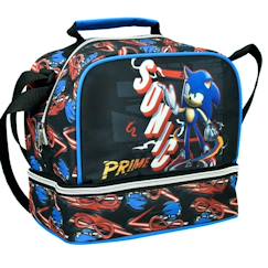 Puériculture-Repas-Vaisselle, coffret repas-Sac goûter sonic prime 21 cm - sac déjeuner