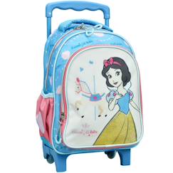 -Sac à dos à roulettes enfant fille - blanche neige - licence disney