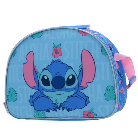 Fille-Accessoires-Cartable, trousse-Sac goûter isotherme stitch fleur hawaii 25 cm sac déjeuner
