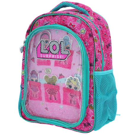 Fille-Sac à dos maternelle fenêtre pailletée pvc lol surprise