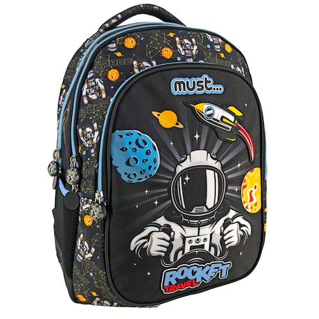 Garçon-Accessoires-Sac à dos scolaire garçon 2 compartiments astronaute rocket travel 43 cm