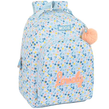 Fille-Sac à dos scolaire fille moos lovely imprimé floral 42 cm