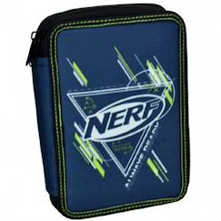 Jouet-Matériel scolaire-Trousse zippée double compartiment nerf always ready 20 cm