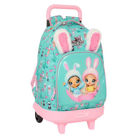Sac à dos à roulettes - na! Na! Na! Surprise - trolley 45 cm  - vertbaudet enfant