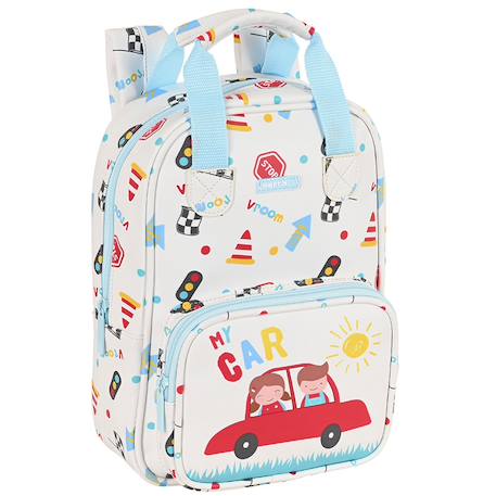 Garçon-Sac à dos maternelle garçon my car imprimé voitures qualité premium 28 cm