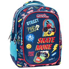 Sac à dos garçon cmp polyester motifs skate robuste et rembourré  - vertbaudet enfant
