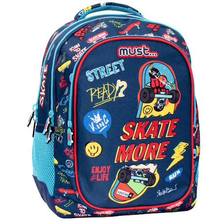 Garçon-Accessoires-Cartable, trousse-Sac à dos garçon cmp polyester motifs skate robuste et rembourré