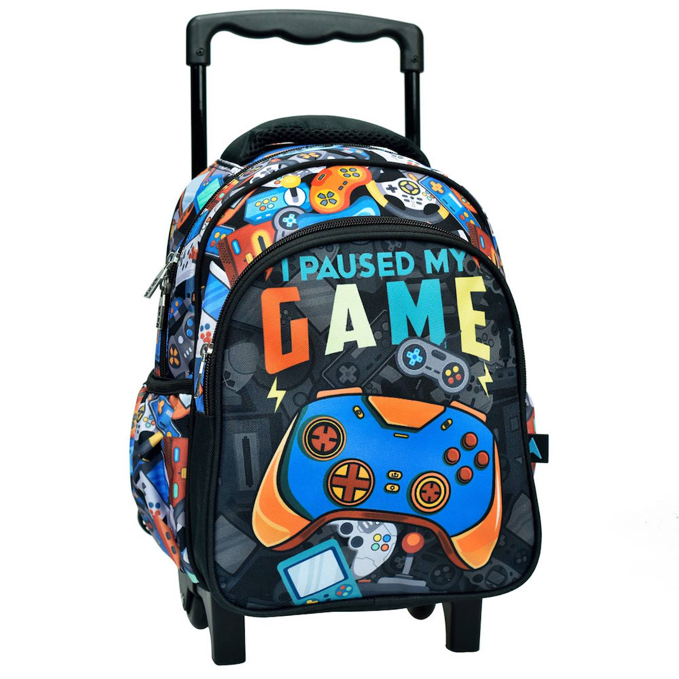 Sac À Dos À Roulettes Game 30 Cm Trolley Maternelle Multicolore