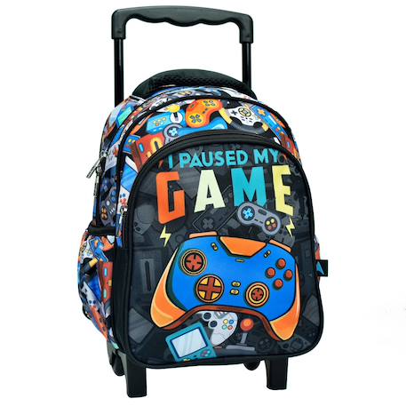 Sac à dos à roulettes game 30 cm trolley maternelle  - vertbaudet enfant