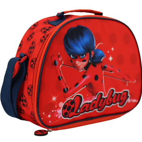 Fille-Sac goûter miraculous ladybug red 25 cm isotherme